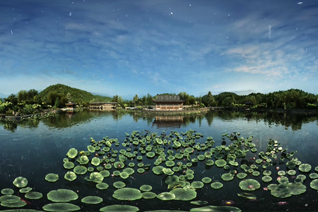 鄉(xiāng)村園林VR三維