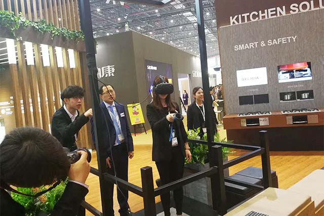 林內(nèi)國際廚衛(wèi)展VR互動(dòng)制作案例