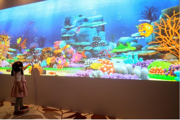 互動多媒體投影,墻面互動投影