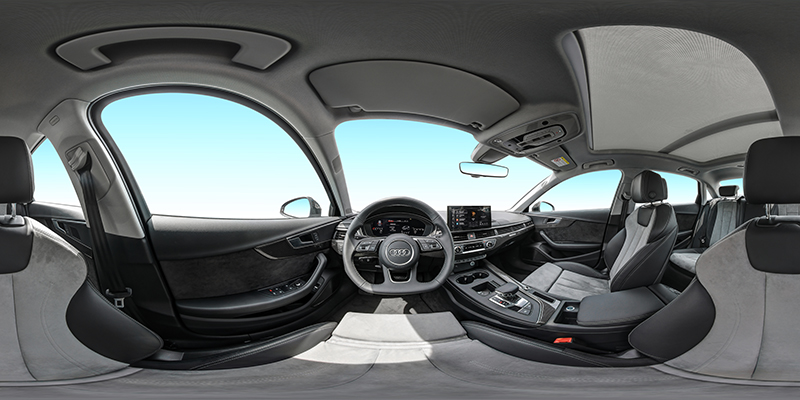 奧迪汽車內部全景漫游